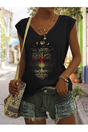 mercoledi Kad n V Yaka Kolsuz Oversize Salas Boyfriend T shirt Fiyat Yorumlar Trendyol