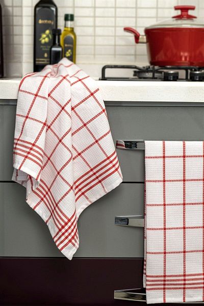 Denizli Concept Soft 5-Piece Drying Cloth Red