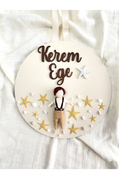 Pure Erkek Bebek Kapı Süsü