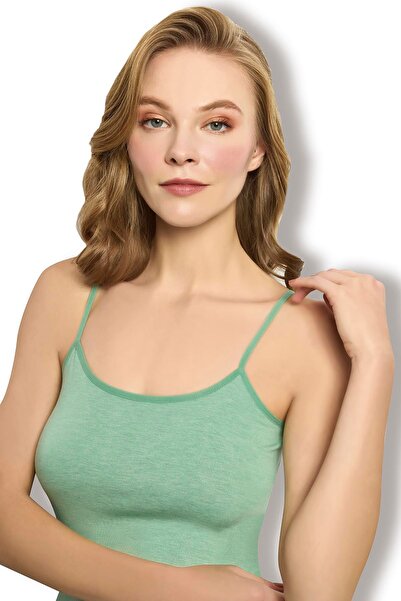 MYS GRUP TEKSTİL Bamboo String Hanging 3-piece Women's Undershirt - 668