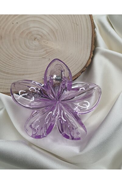 MSL AKSESUAR Lila Lotus Çiçeği Mandal Toka