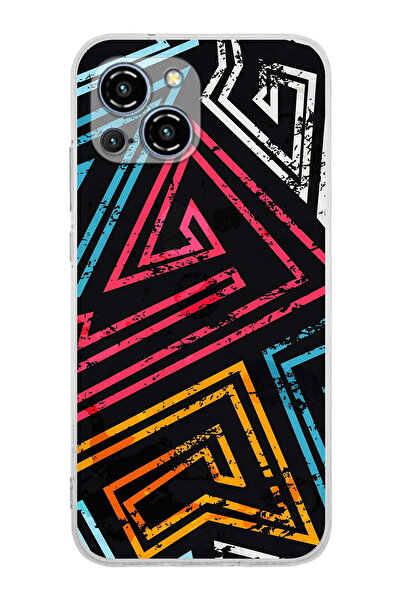 PrintiFy Reeder S23 Pro Max Compatible Camera Protected Antique Design Transparent Silicone Case