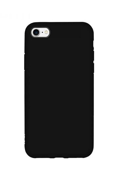 KVK PRİVACY غطاء حماية من السيليكون مخملي متوافق مع هاتف Iphone 7 / 8 / Se 2020 باللون الأسود