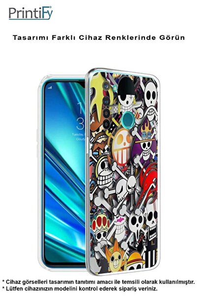 PrintiFy Reeder S23 Pro Max Compatible Camera Protected Anime Design Transparent Silicone Case