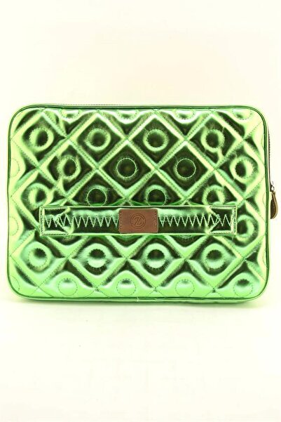 QUB CLUB Unisex Πράσινη θήκη για φορητό υπολογιστή Macbook Air Pro 14 ιντσών με καπιτονέ