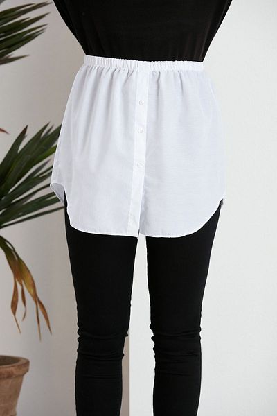 Space Fashion White Savior Skirt Undershirt Underwear