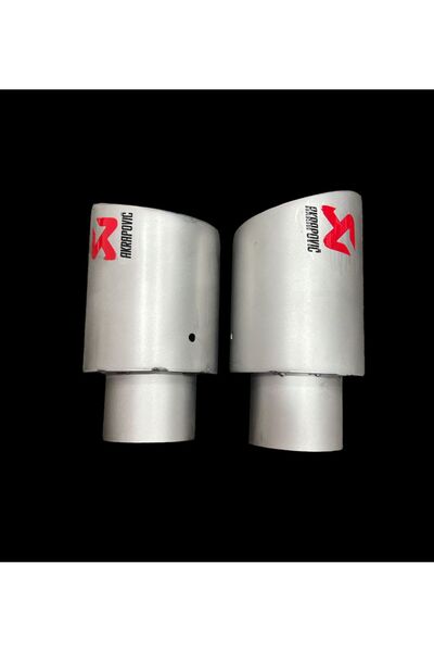Akrapovic 100 Lük Unıversal Egzoz Ucu Gri Mat(1 ADET FİYATI)