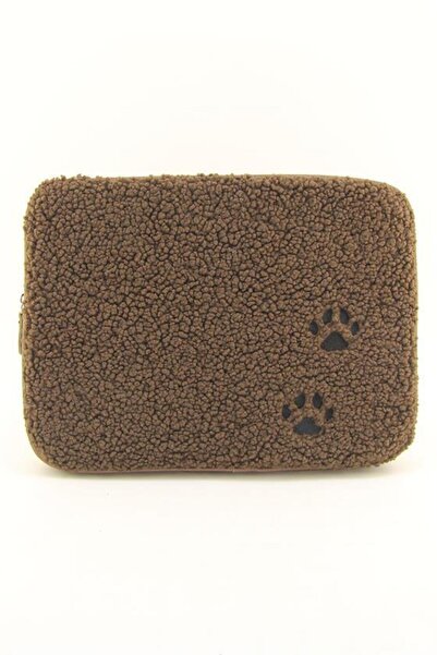 QUB CLUB Unisex Brown Fluffy Macbook Air Pro 13 & 14 ιντσών θήκη φορητού υπολογιστή