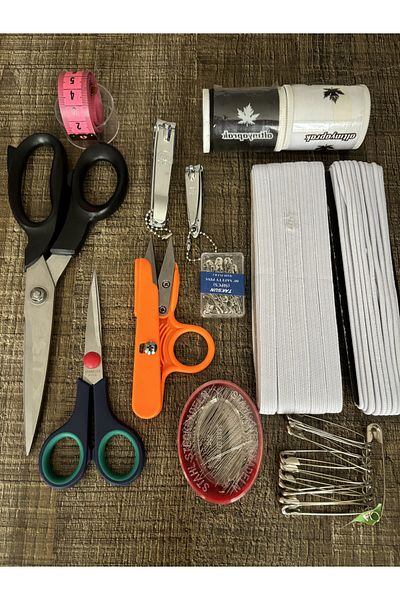 DİBA AVM 13 Piece Scissors Rubber Set - All the Image