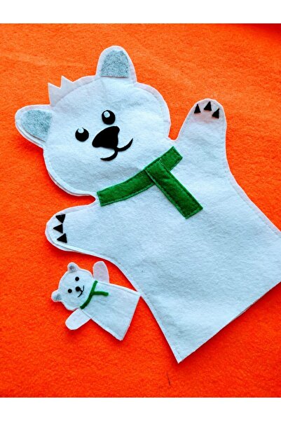 Genel Markalar Keçe El Kuklası Kutup Ayısı