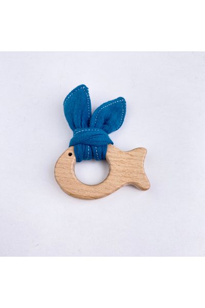 BON CHİC BABY BABY&CHILD BLUE TEETHER FISH