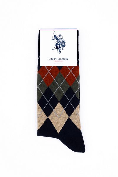 U.S. Polo Assn. Комплект от 2 мъжки спортни ортопедични чорапи U.S. POLO