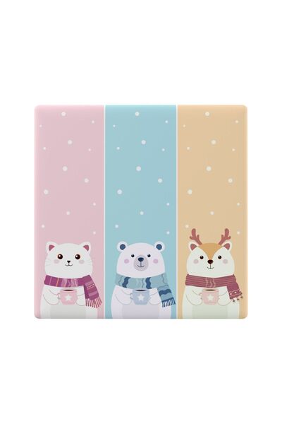 Sonoff Tx Ultimate Akıllı Dokunmatik Duvar Anahtarı Kapakları 3 Kanallı - Cartoon