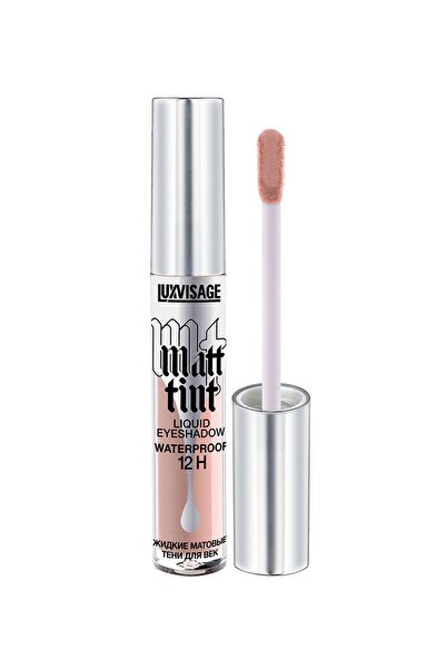 LUXVISAGE COSMETICS TURKEY Sıvı Far Matt Tint Waterproof Matte Liquid Eyeshadows Nude 102 Dusty Rose