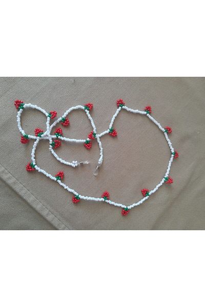 Meralin Elinden White Strawberry Glasses String