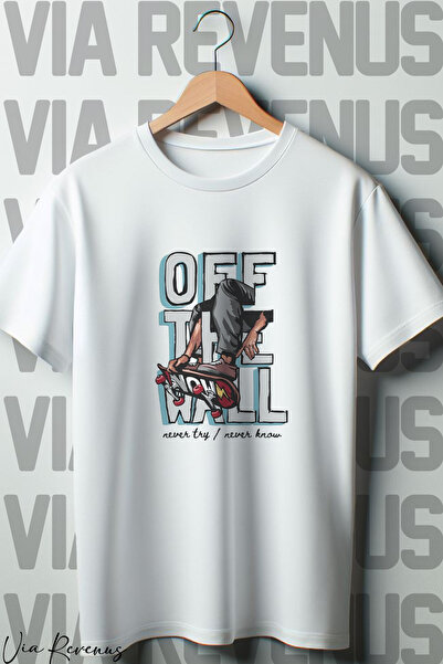 Vordevia Bela Oversize kroj T-shirt - Sketboardista Štampano