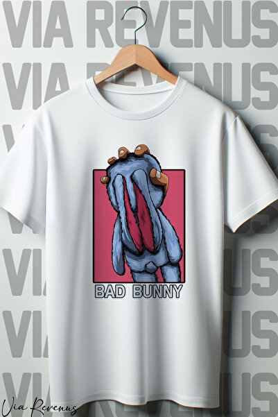 Vordevia Bela Oversize kroj T-shirt - Bad Bunny Štampano