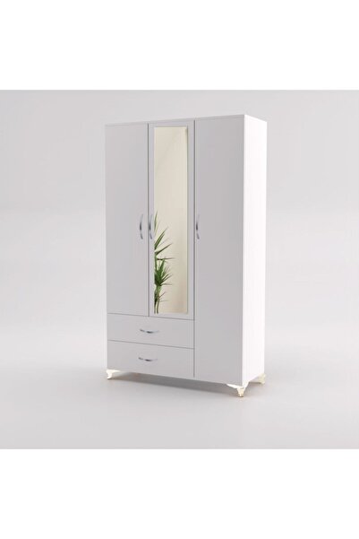 Bygolden 3 Kapılı 2 Çekmeceli Gardırop
