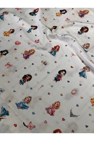 Sefaoğlu tekstil بطانية موسلين مطبوعة رقمية 90*90 سم - 100% قطن متعددة الأغراض