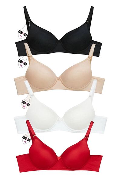 MAANGE 4 Pieces Padded Bra Set
