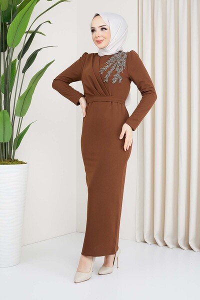 marwella Orkide Abiye- Kahve