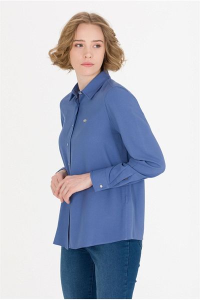 U.S. Polo Assn. Cămașă bleumarin Uzunkol