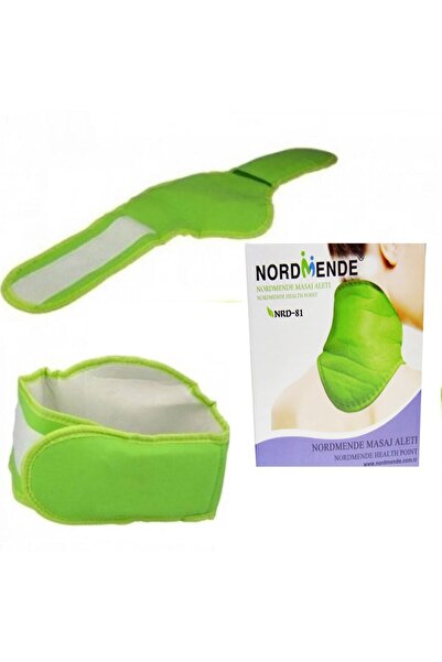 KfcHome Yeşil Boyun Masaj Diski Traksiyon Boyunluk Masaj Aleti Cihazı