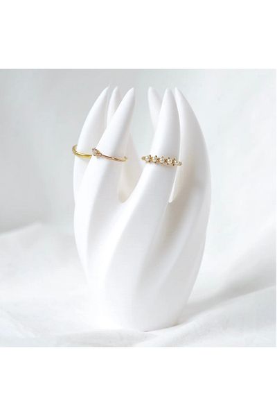 saranostra Modern Design Decorative Object and Ring-Jewelry Stand