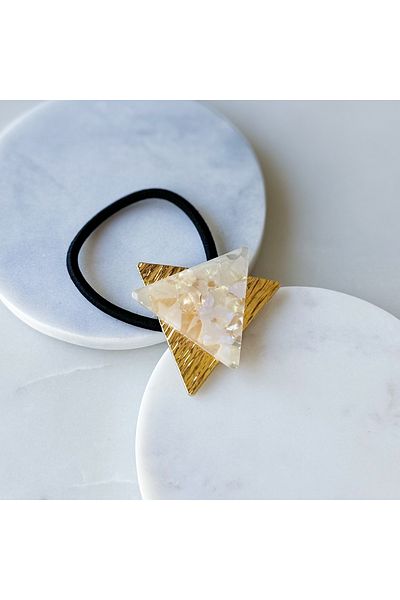 CHARMLUCKY Triangle Metla-Bone Rubber Buckle
