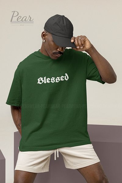 Pear Wear Μπλουζάκι Unisex Oversize - Blessed Printed