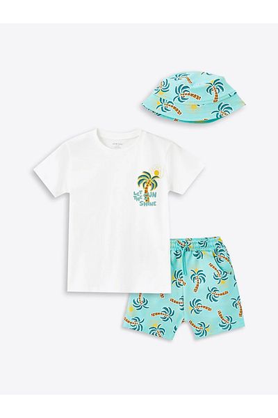 LC Waikiki LCW Baby - طقم مكون من 3 قطع برقبة دائرية للأطفال الرضع