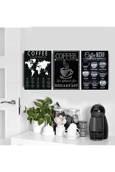 icase Κουζίνα Coffee Corner μενού καφέ χάρτης του κόσμου κούπα φλιτζάνι Διακο...