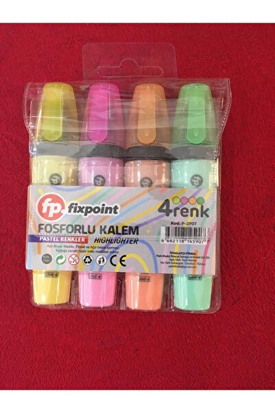 FixPoint قلم هايلايتر فيكس بوينت (4 ألوان)