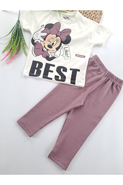 Cmk Kids club Σετ κολάν και μπλουζάκι για κορίτσια Minnie Mouse με στάμπα για...