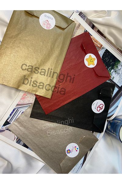 CASALINGHI Mixed Color Banded Gift Package Banded Mixed Color Gift Package 15*4*21 cm- 4 Pieces