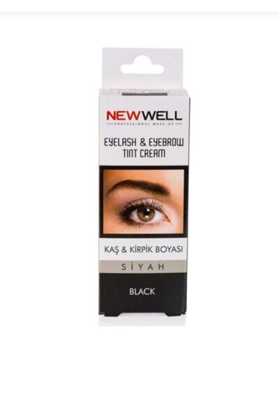 KİRPİKÇİSHOP KAŞ VE KİRPİK BOYASI OKSİDANI İÇİNDE 15ML SİYAH