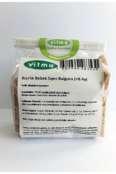Vitma Kısırlık İnce Siyez Bulguru 250gr