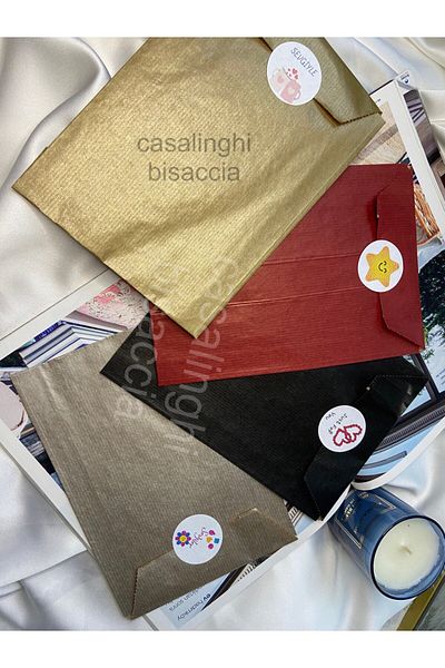 CASALINGHI Mixed Color Banded Gift Package Banded Mixed Color Gift Package 15*4*21 cm- 4 Pieces