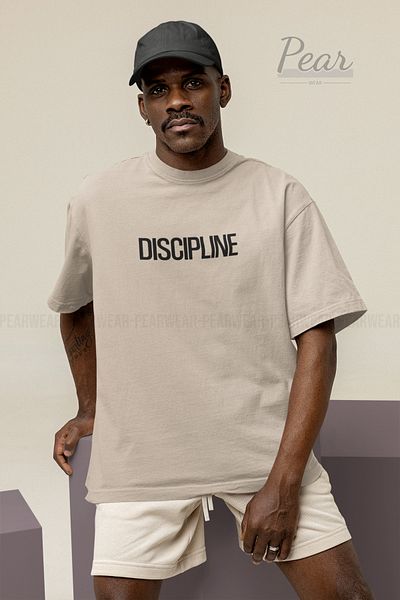 Pear Wear Μπλουζάκι Unisex Discipline Printed Oversize