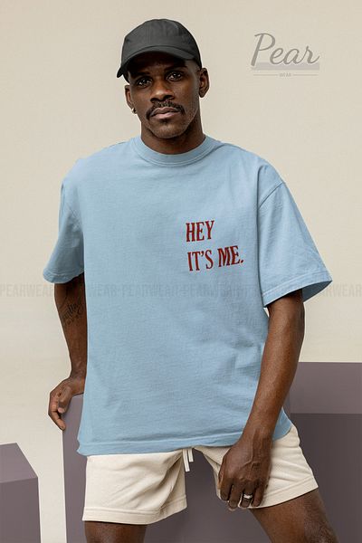 Pear Wear Μπλουζάκι Unisex Oversize - Hey Its Me Printed