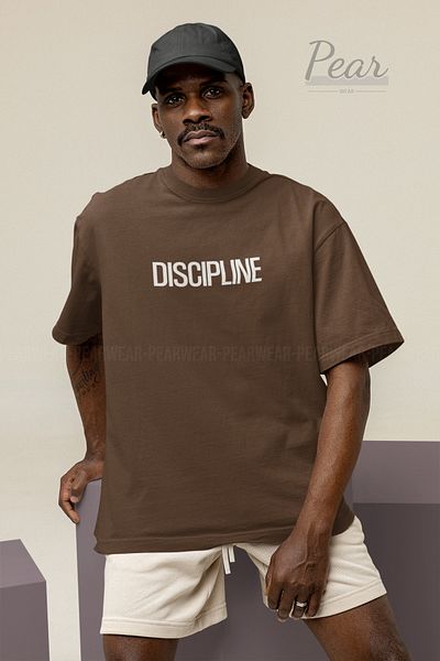Pear Wear Μπλουζάκι Unisex Discipline Printed Oversize
