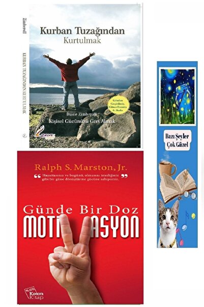 Koton Kitap Kurban Tuzağından Kurtulmak Günde Bir Doz Motivasyon Özel Tasarım...