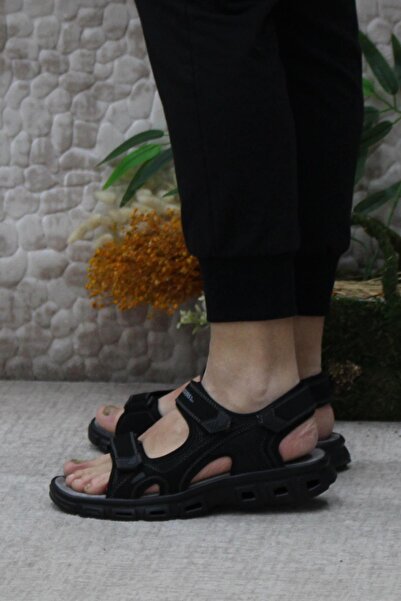 Dockers By Gerli 236810 Siyah Rahat Orijinal Ürün Esnek Erkek Sandalet
