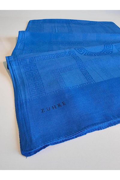 Zühre Zühre Pera Shawl 0008 Indigo - Άνετη κοπή