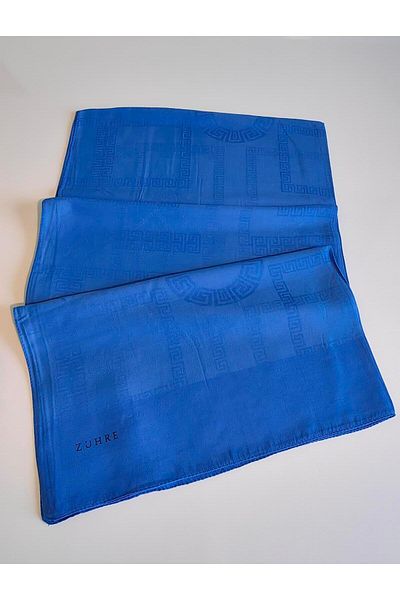 Zühre Zühre Pera Shawl 0008 Indigo - Άνετη κοπή