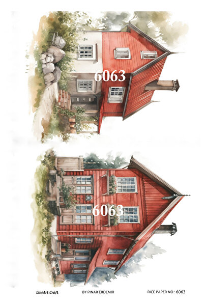 LİNEART ورق ديكوباج نحاسي موديل 6063 - 29x42 سم