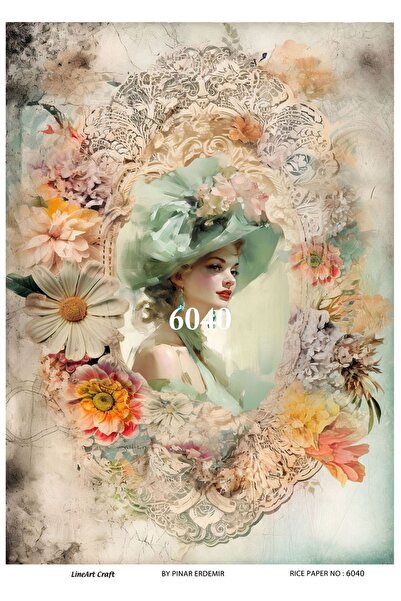 LİNEART Pirinç Dekopaj Kağıdı No:6040- 29X42cm