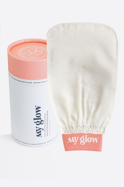 MYGLOW Elastic Peeling Glove - Floş Ipek - Bath Hammam Scrub for All Skin Types