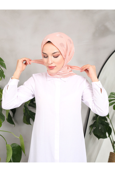 Golden Rose Eșarfă din șifon JACQUARD - Cusătură confortabilă