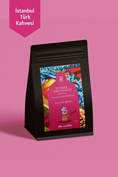 Mim and More İstanbul Turkish Coffee - Istanbul Macun Aromalı Türk Kahvesi, 2...